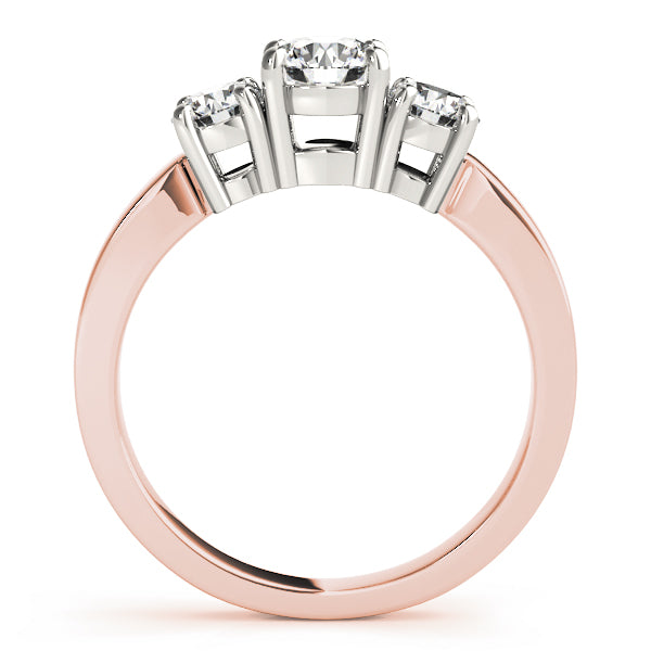Engagement Rings 3 Stone Round - TN81983