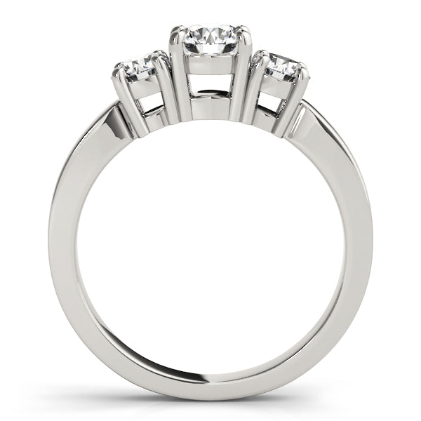 Engagement Rings 3 Stone Round - TN81983
