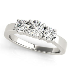 Engagement Rings 3 Stone Round - TN81983