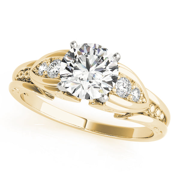 Engagement Rings Single Row Prong Set - TN82070