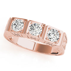 Engagement Rings 3 Stone Round - TN82291