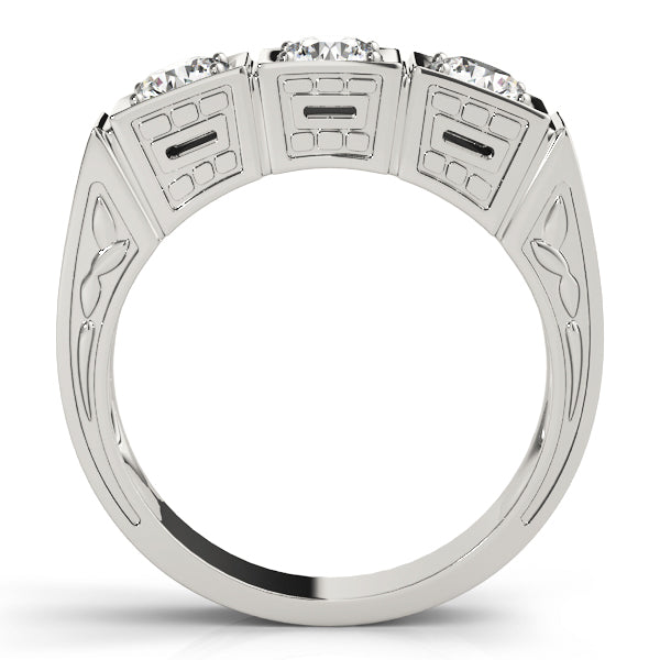 Engagement Rings 3 Stone Round - TN82291