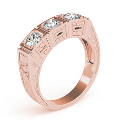 Engagement Rings 3 Stone Round - TN82291