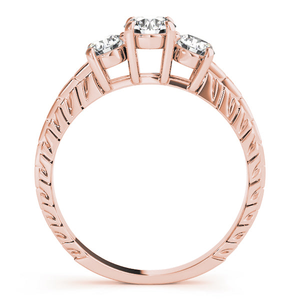 Engagement Rings 3 Stone Round - TN82338