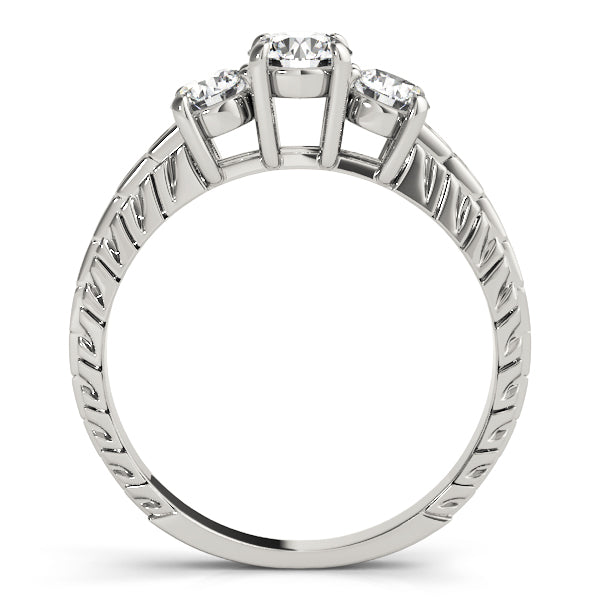Engagement Rings 3 Stone Round - TN82338