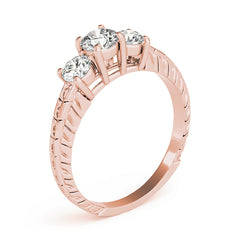Engagement Rings 3 Stone Round - TN82338