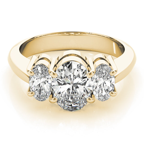 Engagement Rings 3 Stone Oval - TN82340