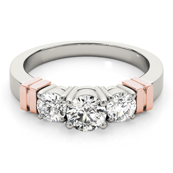 Engagement Rings 3 Stone Round - TN82386