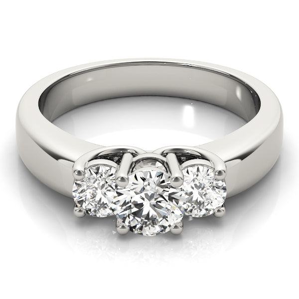 Engagement Rings 3 Stone Round - TN82386