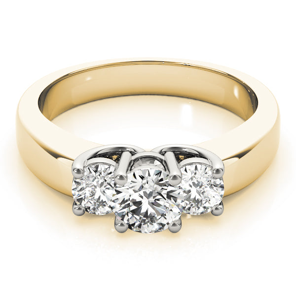 Engagement Rings 3 Stone Round - TN82386