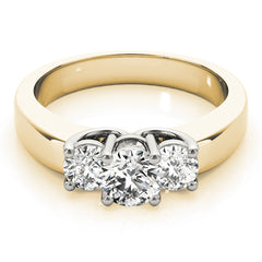 Engagement Rings 3 Stone Round - TN82386