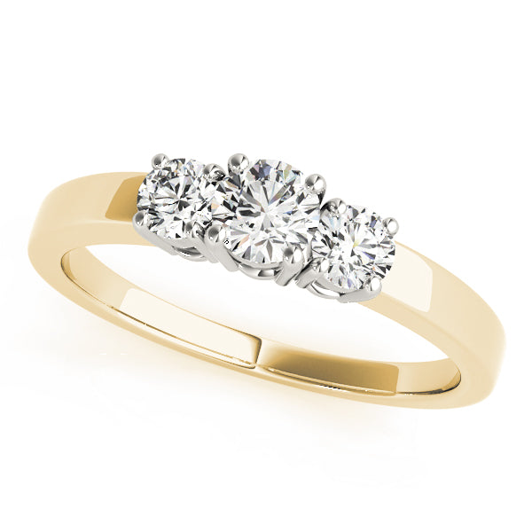 Engagement Rings 3 Stone Round - TN82389