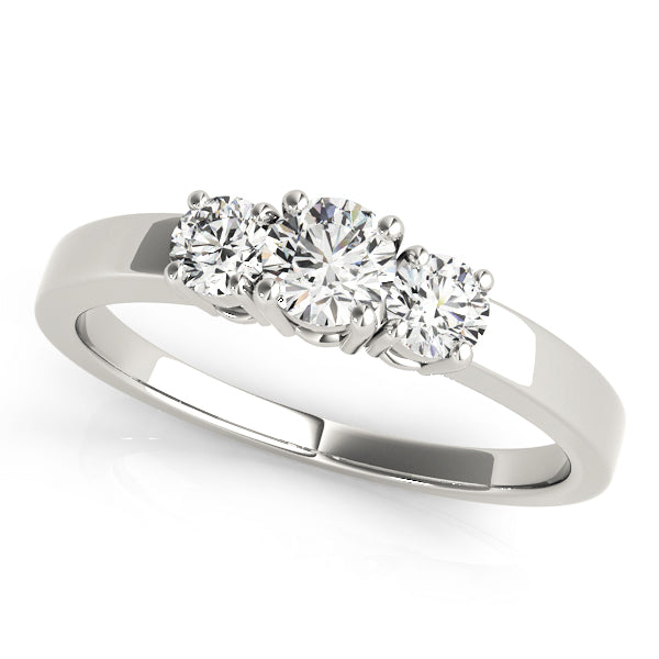 Engagement Rings 3 Stone Round - TN82389