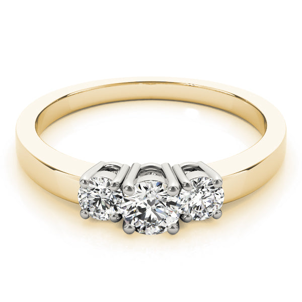 Engagement Rings 3 Stone Round - TN82389