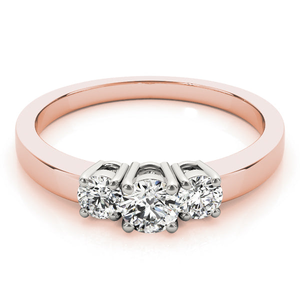 Engagement Rings 3 Stone Round - TN82389