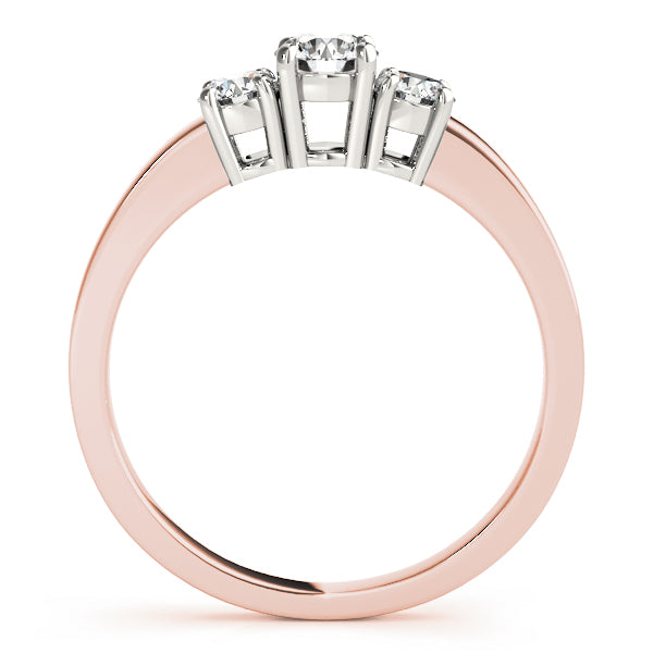 Engagement Rings 3 Stone Round - TN82389