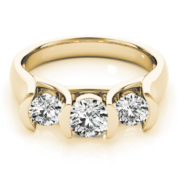 Engagement Rings 3 Stone Round - TN82390