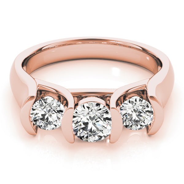 Engagement Rings 3 Stone Round - TN82390