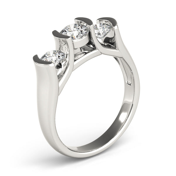 Engagement Rings 3 Stone Round - TN82390