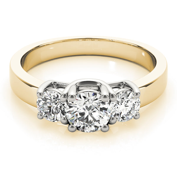 Engagement Rings 3 Stone Round - TN82391