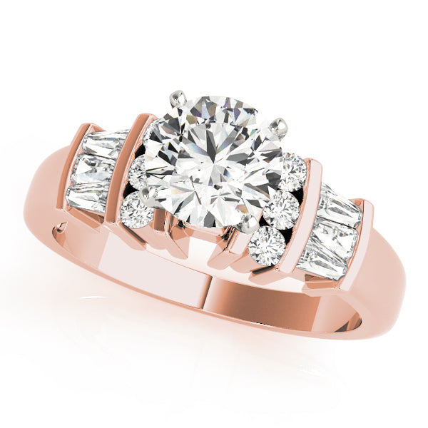 Engagement Rings Fancy Shape Baguette Remounts - TN82439