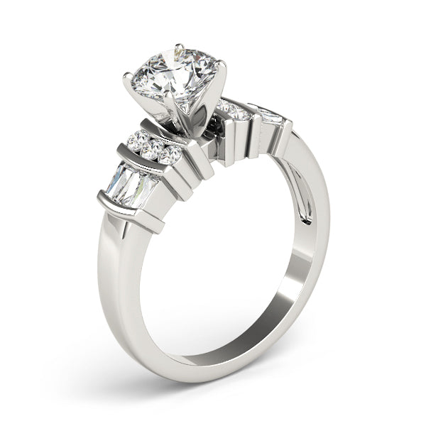 Engagement Rings Fancy Shape Baguette Remounts - TN82439