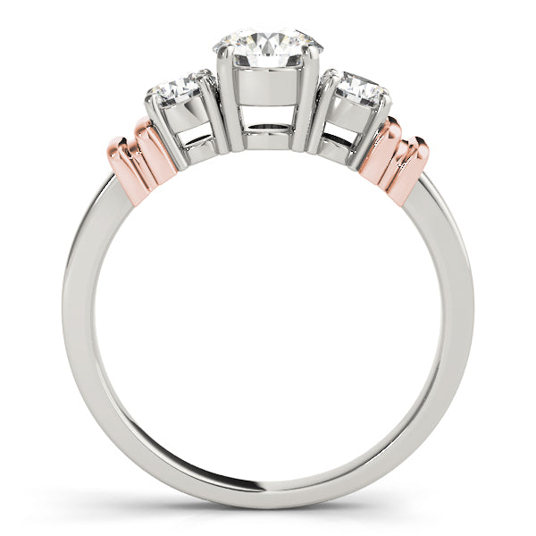 Engagement Rings 3 Stone Round - TN82564