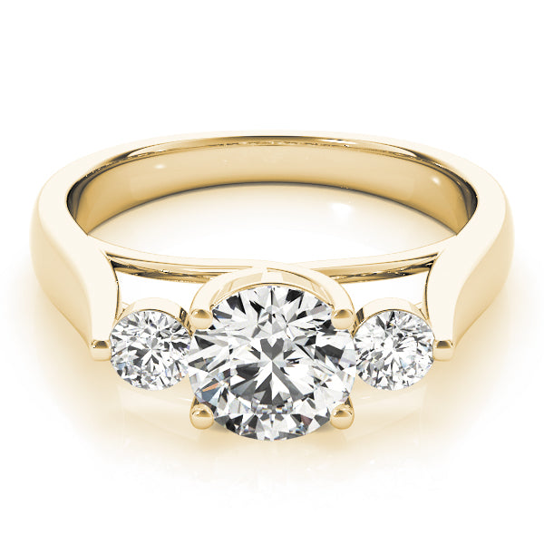 Engagement Rings 3 Stone Round - TN82565