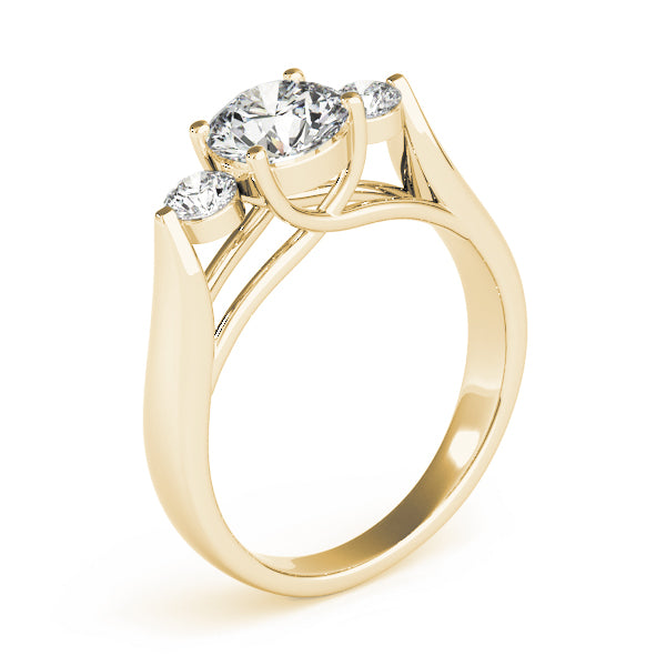 Engagement Rings 3 Stone Round - TN82565