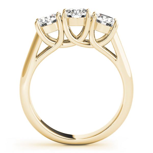 Engagement Rings 3 Stone Round - TN82566