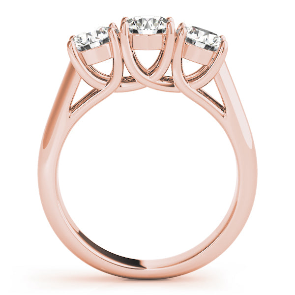 Engagement Rings 3 Stone Round - TN82566