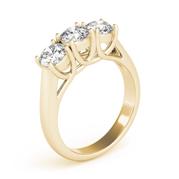 Engagement Rings 3 Stone Round - TN82566