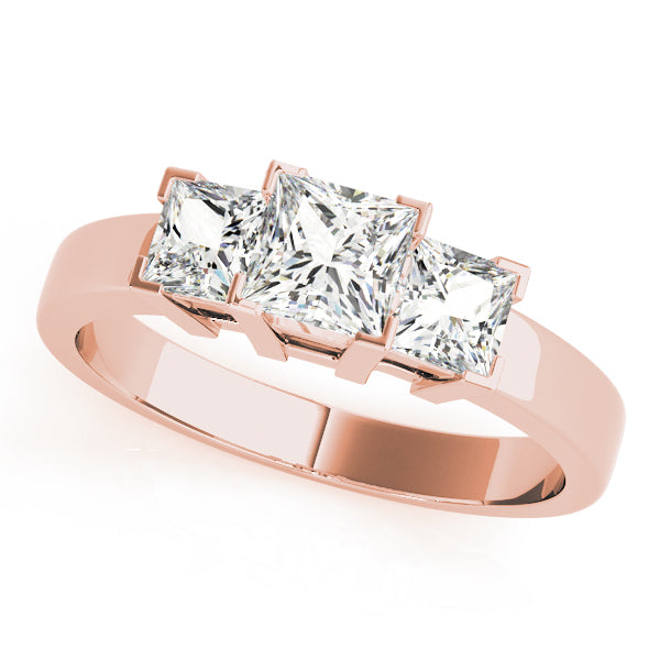 Engagement Rings 3 Stone Princess - TN82570