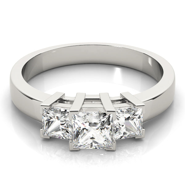 Engagement Rings 3 Stone Princess - TN82570