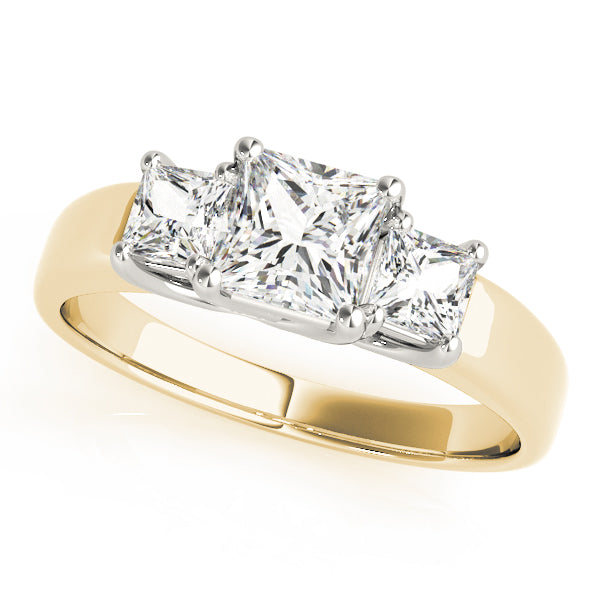 Engagement Rings 3 Stone Princess - TN82571