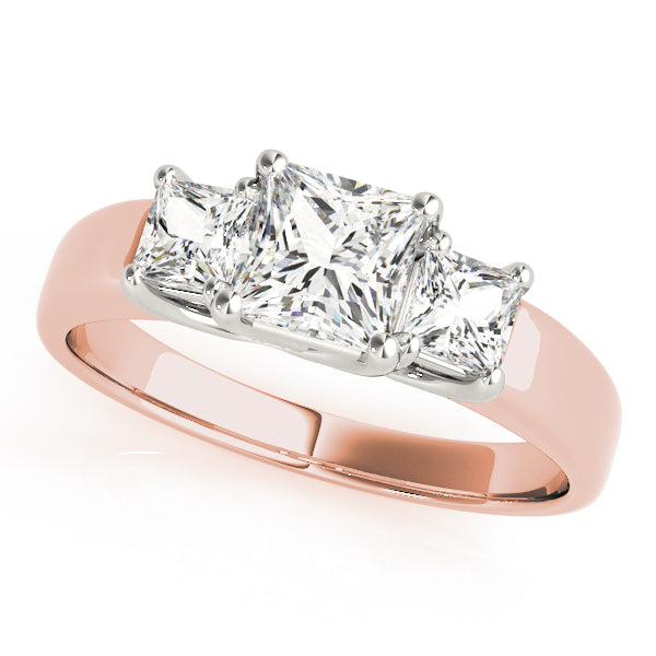 Engagement Rings 3 Stone Princess - TN82571