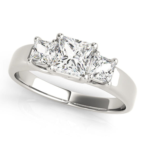 Engagement Rings 3 Stone Princess - TN82571