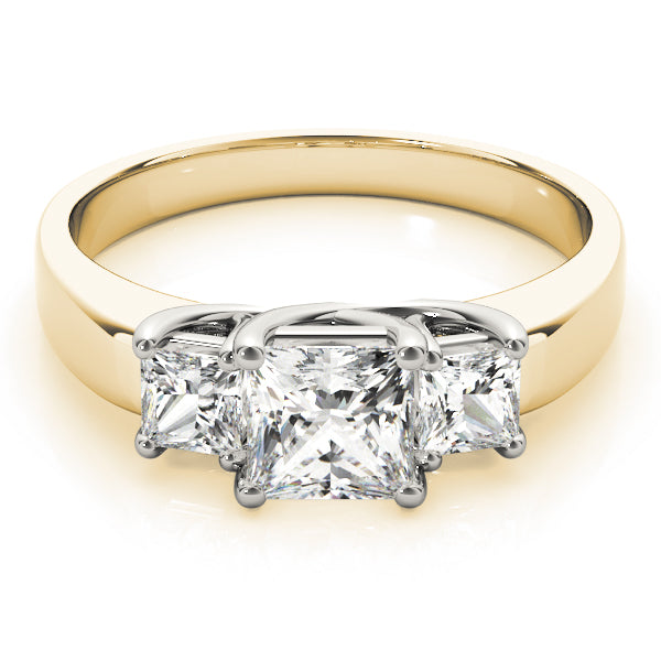 Engagement Rings 3 Stone Princess - TN82571