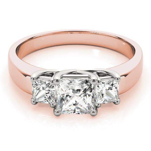 Engagement Rings 3 Stone Princess - TN82571