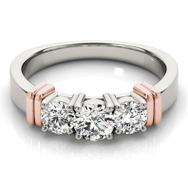 Engagement Rings 3 Stone Round - TN82577