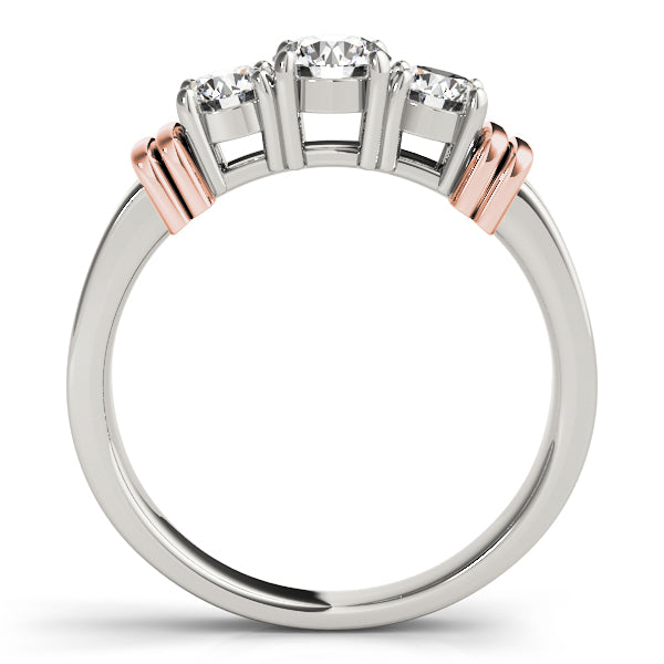 Engagement Rings 3 Stone Round - TN82577