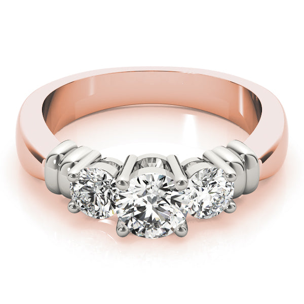 Engagement Rings 3 Stone Round - TN82579