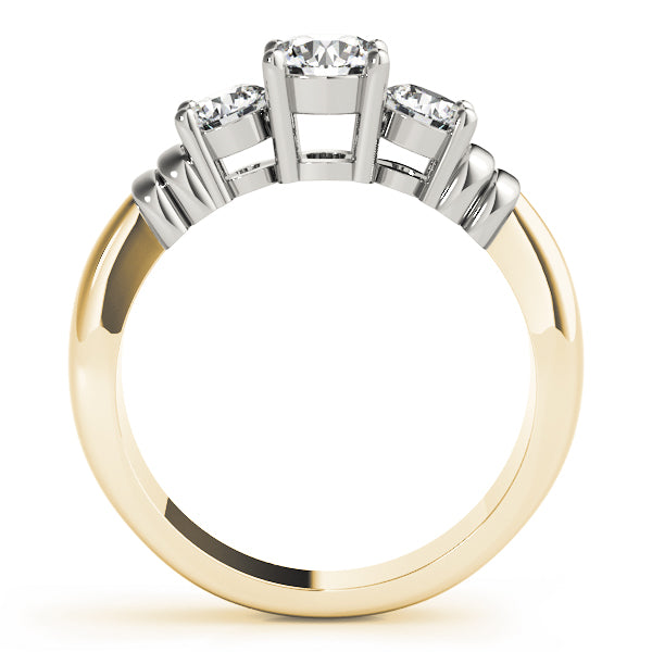 Engagement Rings 3 Stone Round - TN82579
