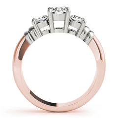Engagement Rings 3 Stone Round - TN82579