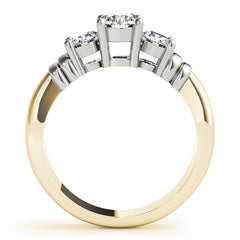 Engagement Rings 3 Stone Round - TN82579