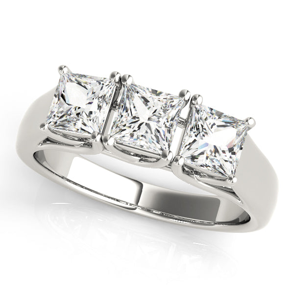 Engagement Rings 3 Stone Princess - TN82580