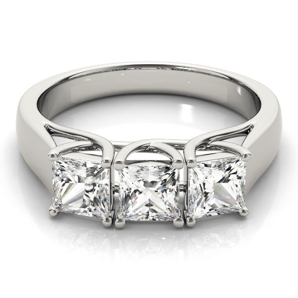 Engagement Rings 3 Stone Princess - TN82580