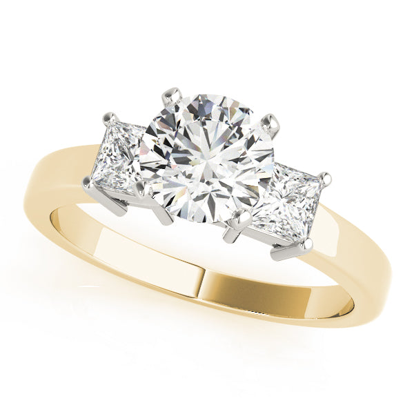 Engagement Rings 3 Stone Princess - TN82638