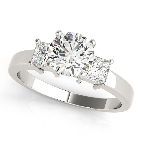 Engagement Rings 3 Stone Princess - TN82638