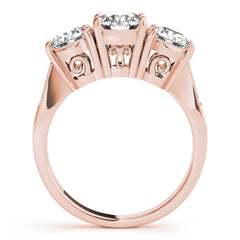 Engagement Rings 3 Stone Round - TN82739